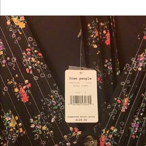 Free People Black Combo Wonderland Dress